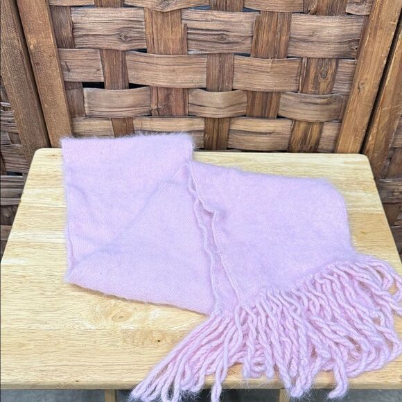 Accessories - Vintage Angora Pink Women's Scarf